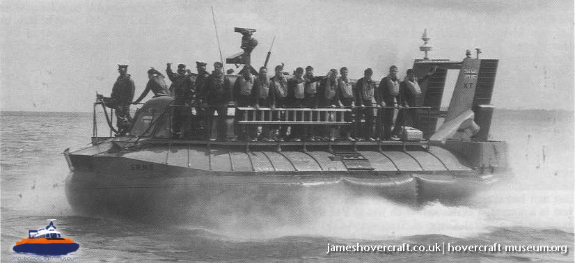SRN5 with the Royal Navy -  (credit: The <a href='http://www.hovercraft-museum.org/' target='_blank'>Hovercraft Museum Trust</a>).